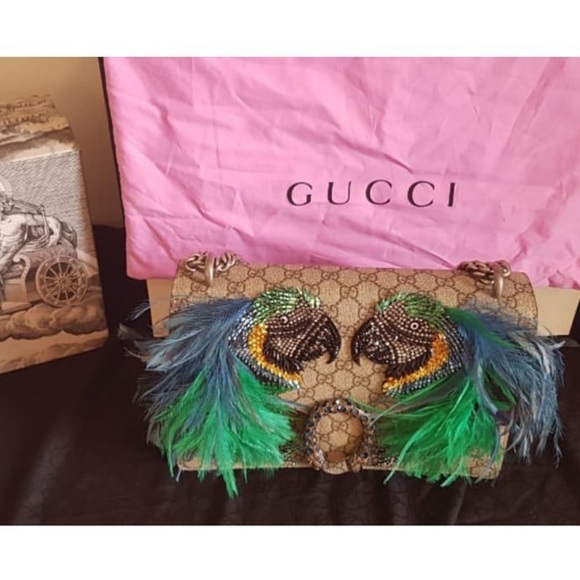 gucci parrot bag